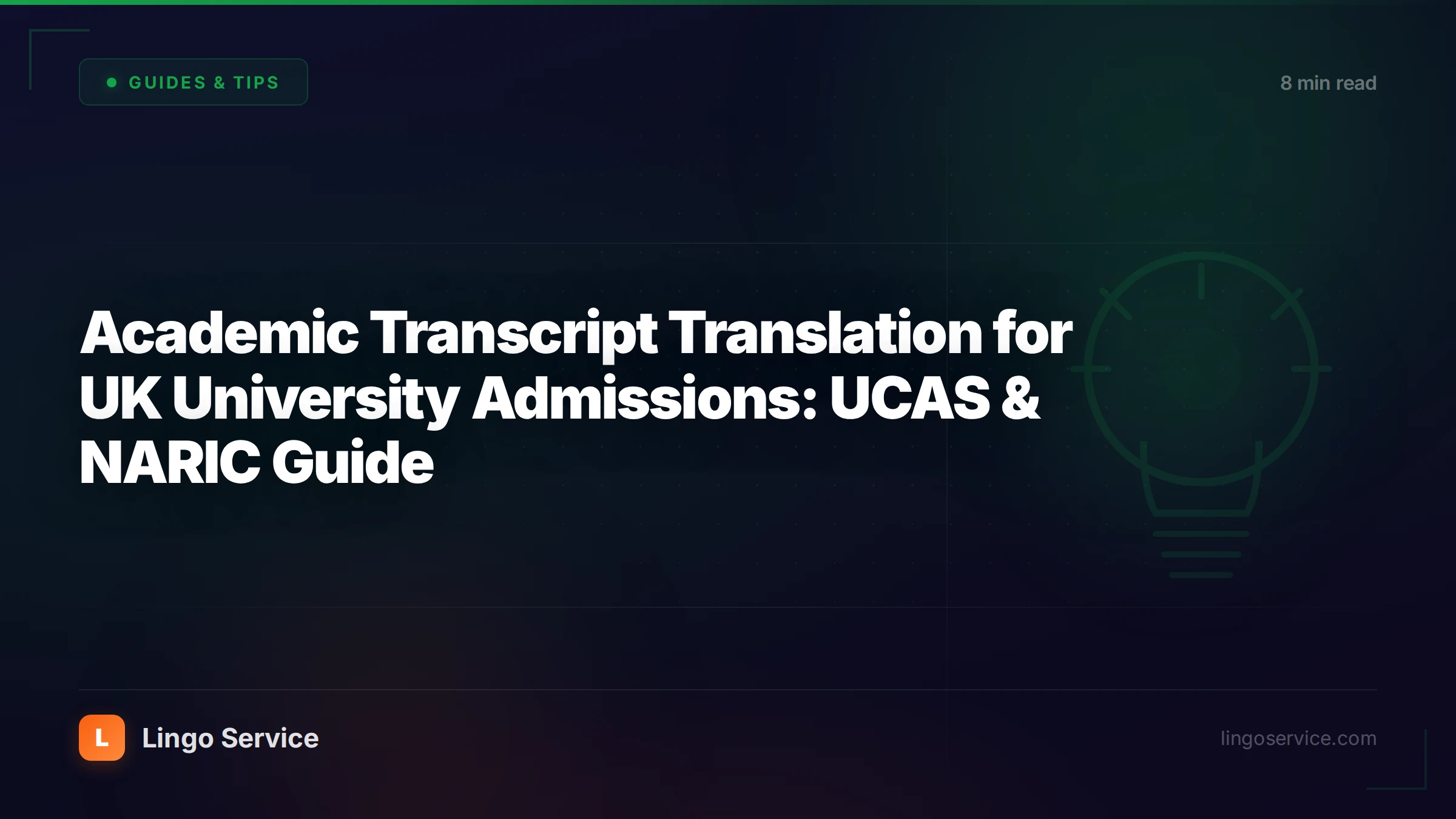 Academic Transcript Translation for UK University Admissions: UCAS & NARIC Guide