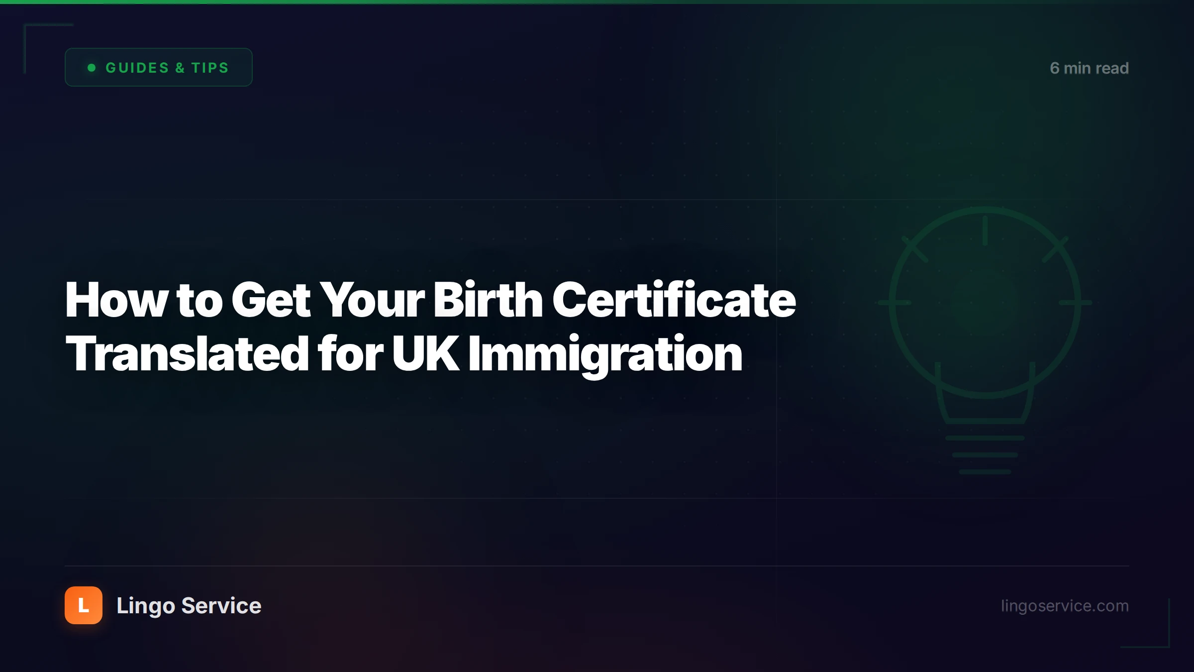 How to Get Your Birth Certificate Translated for UK Immigration