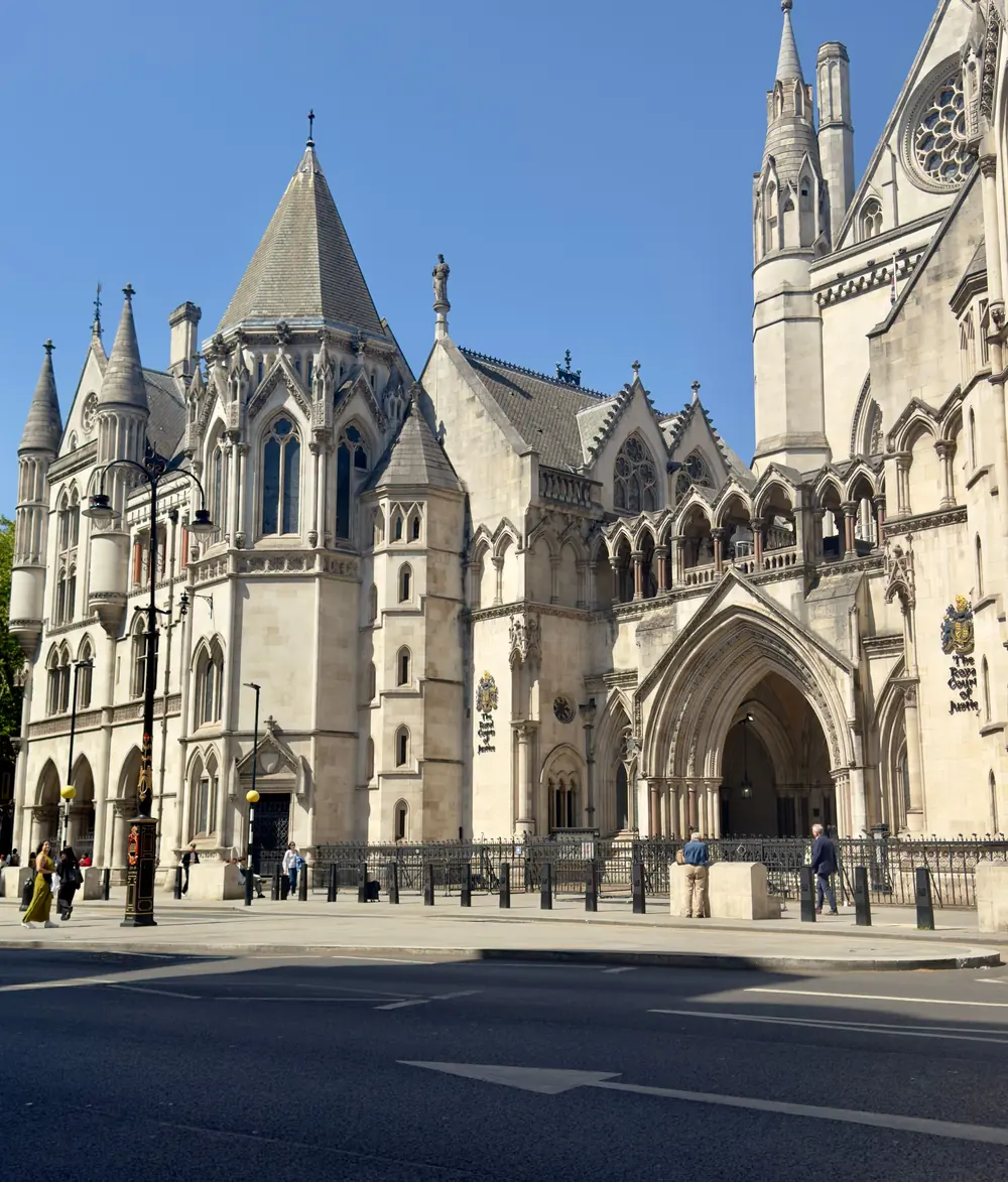 The Royal Courts of Justice in London